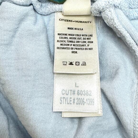 Citizens for Humanity Terry Cloth Cropped Lounge Pant Size S Hard to Find in EUC - Picture 9 of 10